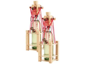 Casse-tête en bois pour bouteilles en verre : idée cadeau - x2 | Produits fun 